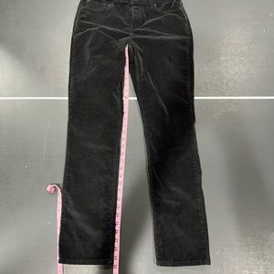 NYDJ Black Corduroy Skinny Size 8 Lift Tuck Technology
